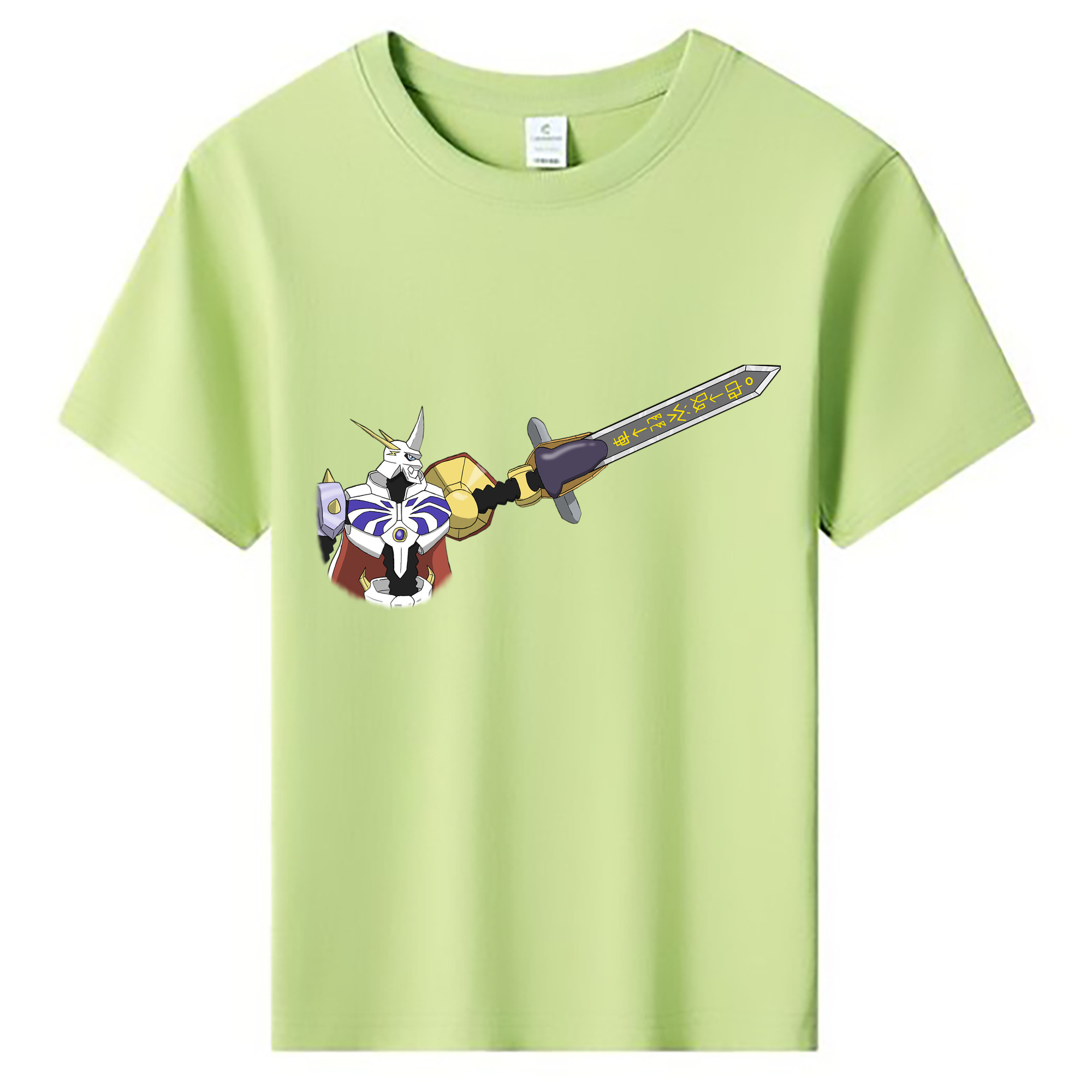（画像用） Digimon デジタルモンスター/デジモン 綿100％キッズTシャツ（フロントプリント）